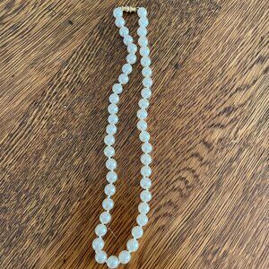 Vintage Faux Pearl Necklace 16"